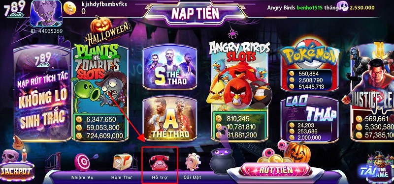 xoá tài khoản 789Club